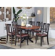 Image result for Oval Dining Table and Chairs