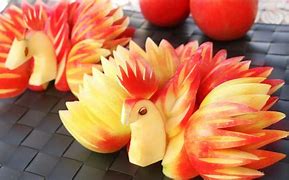 Image result for Apple Fruit Carving