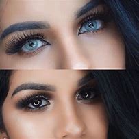 Image result for Blue Contact Lenses for Brown Eyes