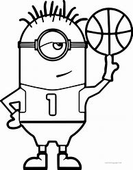Image result for Basketball Cartoon Coloring Pages
