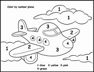 Image result for Color by Number Airplane
