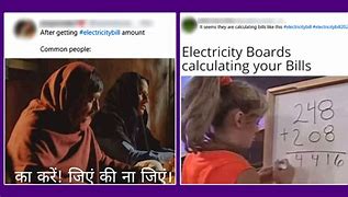 Image result for Electricity Bill Funny Memes