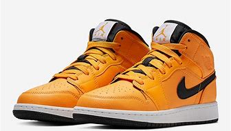 Image result for Yellow Air Jordans 1