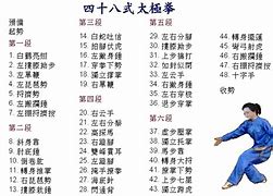 Image result for Tai Chi Wu Style 48 Form Books