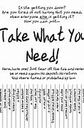 Image result for What Do You Need