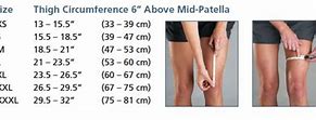 Image result for DonJoy Knee Brace Size Chart