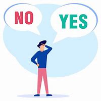 Image result for Cartoon Saying Yes and Other Say No