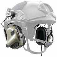 Image result for Ballistic Helmet with Hearing Protection