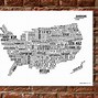 Image result for United States Map Art