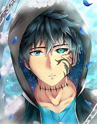 Image result for Anime Boy with Blue Hoodie