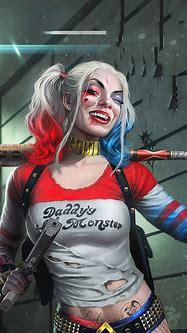 Image result for Harley Quinn Cell Phone Artwork