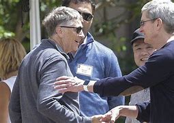 Image result for Tim Cook Bill Gates