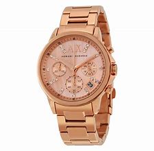 Image result for Armani Exchange Women's Watch Rose Gold