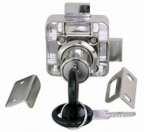 Image result for Metal Cabinet Lock Installation