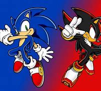 Image result for Sonic vs Shadow Running