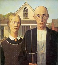 Image result for American Gothic Original Painting