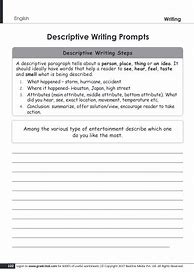 Image result for Descriptive Writing Exercises