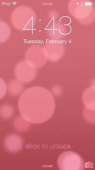 Image result for Pink iPhone Lock Screen