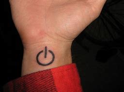 Image result for Power Button Tattoo