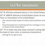 Image result for Civil War Amendments