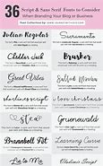 Image result for Font Styles List with Examples