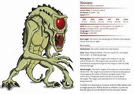 Image result for Nothic Dnd