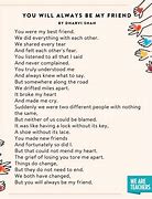 Image result for Poem for My Friend