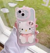 Image result for Hello Kitty Clear iPhone Case XR Mirror