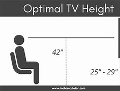 Image result for TV Height Dimension