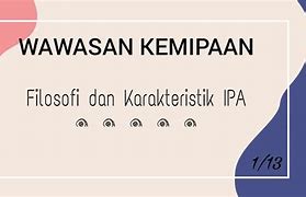 Image result for Widiyatmoko 2018 Karakteristik IPA