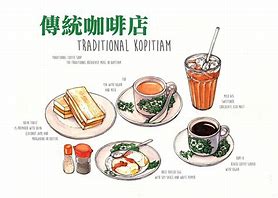 Image result for Singapore Local Food Drawing