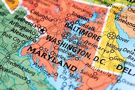 Image result for Map Showing Washington DC