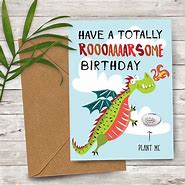 Image result for Cool Dragon Birthday Card