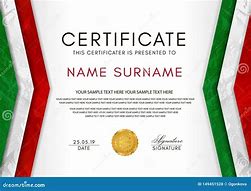 Image result for Honorary Italian Certificate