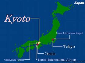 Image result for Tokyo Kyoto Osaka Map