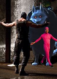 Image result for Pink Guy vs Bane Meme Blank