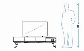 Image result for 43 Inch TV Size in mm