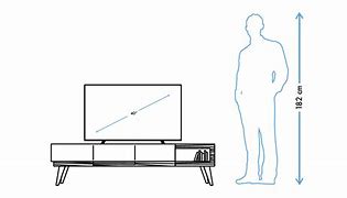 Image result for Length of a 43 Inch TV