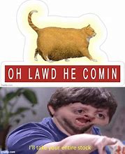 Image result for OH Lawd He Coming Cat Chart