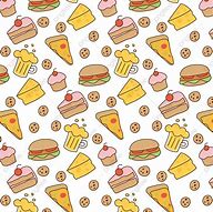 Image result for Cute Food Patterns