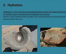 Image result for Hydration Chemical Weathering