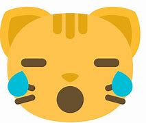 Image result for Crying Cat Emoji