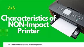 Image result for Non-Impact Printer