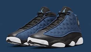 Image result for Jordan 13 Navy Blue and Rainbow Sky