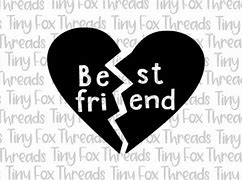 Image result for Best Friends Heart Silhouette