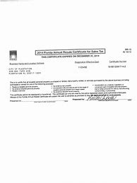 Image result for 23 Resale Tax Certificate