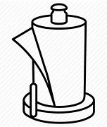 Image result for Black and White Checkered Standing Paper Towel Holder