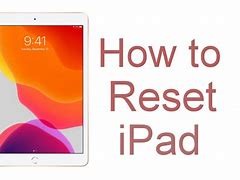 Image result for How to Reset iPad