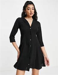 Image result for Button Shirt Dress