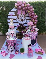 Image result for Minnie Mouse Birthday Decorations